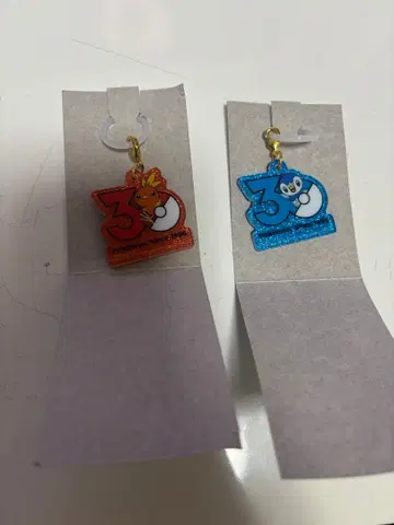 포켓몬 30주년 아크릴 키링 아차모 팽도리