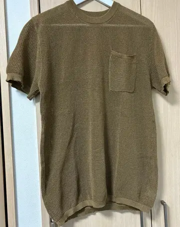 PacSun 팩 메쉬 니트 브라운 T셔츠