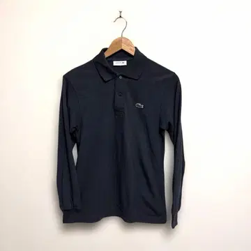LACOSTE 긴팔 피케 셔츠 다크 그레이 L1312A 일본제 2