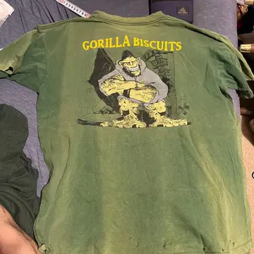Gorilla Biscuits 티셔츠 빈티지 80s USA