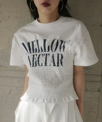 Ameri vintage MEDI SHIRRING CONCEPT TEE