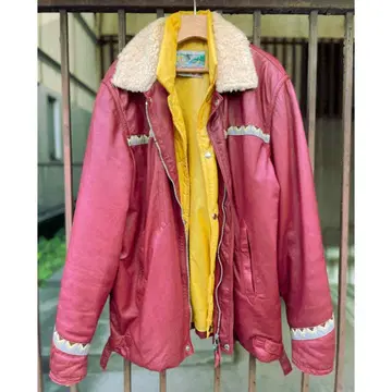 마리떼 프랑소와 저버 70s 80s 가죽 자켓 초기 택 프랑스제