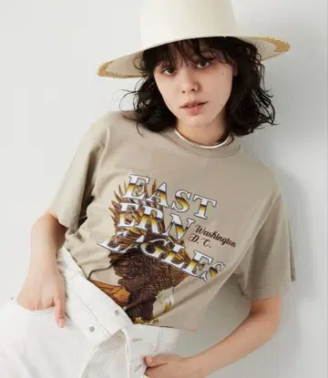 [ 미사용 새상품 ] Whim Gazette Eagle T셔츠 윔 가젯