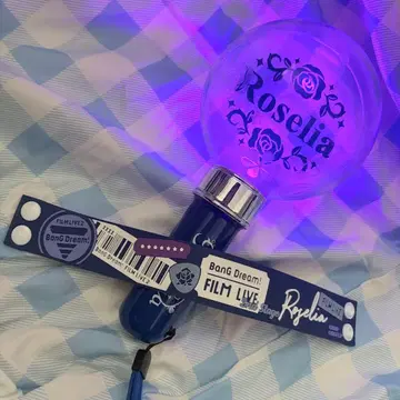 BanG Dream! Roselia 응원봉과 러버 밴드