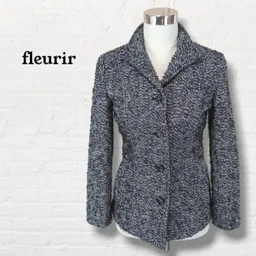 Fleurir 트위드 테일러드 자켓 [ 7 ] 블랙 계열