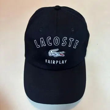 LACOSTE FAIRPLAY 캡 블랙 [새상품급]