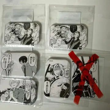 제비뽑기당 문호 스트레이독스 캔뱃지 모음 문호 스트레이독스