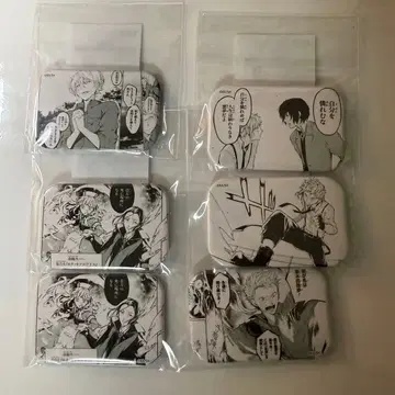 제비뽑기당 문호 스트레이독스 캔뱃지 모음 문호 스트레이독스