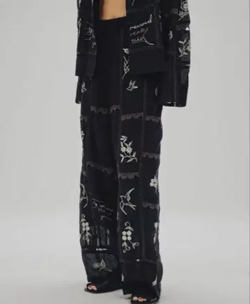 TODAYFUL Embroidery Patchwork Trousers
