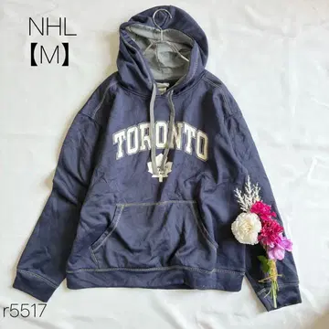 NHL 후디 트레이닝복 빈티지 토론토 대학 네이비 [ 38 ] M