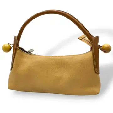훌라 FURLA 핸드백 가죽 팔걸이 베이지