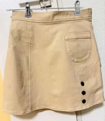 앤드마리 베이지 미니 스커트
