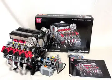 Mould King 10130 (V8) 8기통 직렬 엔진 블록