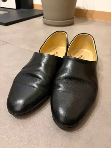 HARUTA 하루타 spock 블랙 가죽 로퍼