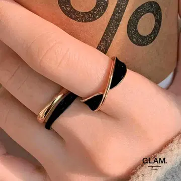 GLAM 미드나잇 스와일 반지