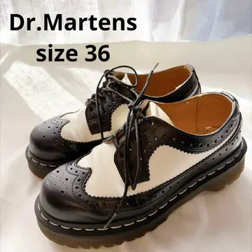 Dr.Martens 3989 BEX 윙팁 화이트 블랙 UK3 22cm