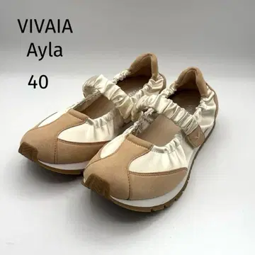 VIVAIA Ayla 멜리 제인 40 25.5cm 새틴 베이지