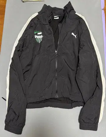 푸마 우먼 PUMAS T7 우븐 자켓 블랙
