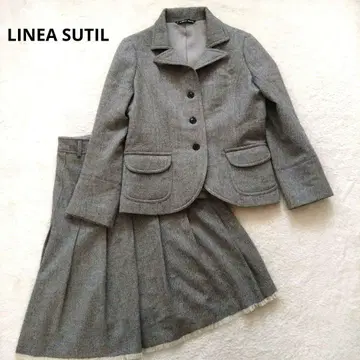 LINEA SUTIL 셋업 그레이 헤링본 클래식