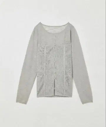 택 포함 새상품 eaphi ENSEMBLE SHEER KNIT PULLOVER