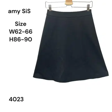 anySiS 에니시스 스커트 무릎 기장 블랙 S 온워드 카시야마 고급