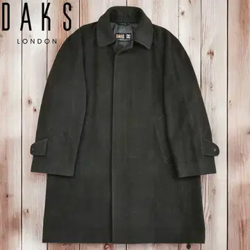 01M630 DAKS 울 스탠드 칼라 롱 코트 아우터 가을/겨울 M