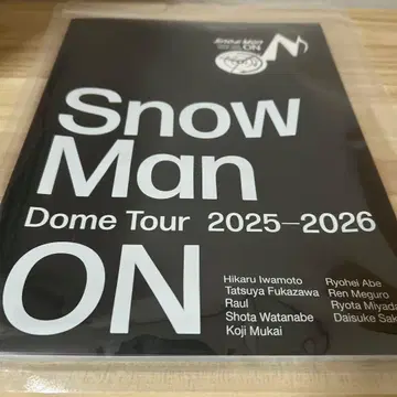 SnowMan ON 굿즈 팜플렛