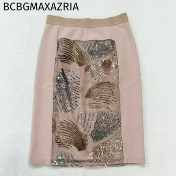 [BCBGMAXAZRIA] 타이트 스커트 XS 스팽글 레이스