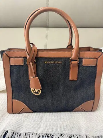 MICHAEL KORS 핸드백 데님 x 가죽