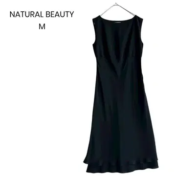 NATURAL BEAUTY 슬리브리스 원피스 포멀 M 1045