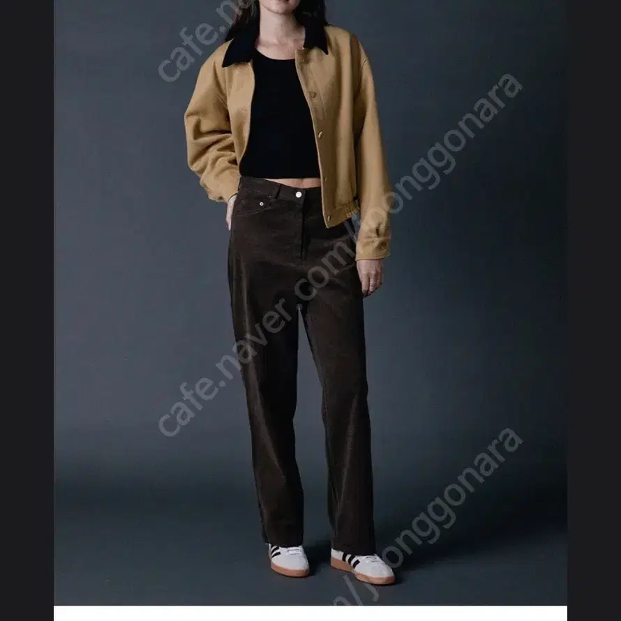 어그스트 스트레이트 코듀로이 팬츠 브라운 1 Ugst straight corduroy pants