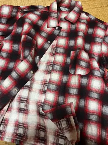 BIG SIZE 60수 프린트 넬 옴브레