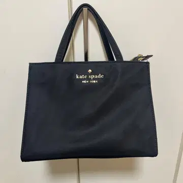 [ kate spade NEW YORK ] 블랙 나일론 토트백