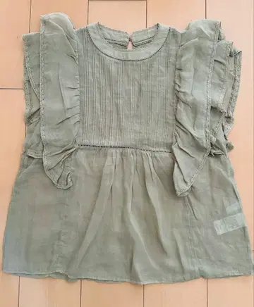 SLOBE IENA 라미 프릴 핀턱 블라우스