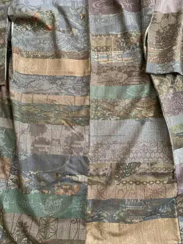 유키 츠무기 가로줄 무늬 그림 무늬 100 거북 등껍질 무늬