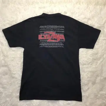 YAZAWA CLUB 야자와 에이요시 히스토리 T셔츠 1999년까지의 발자취