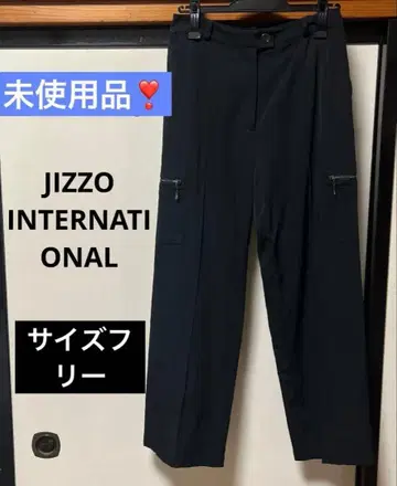 미사용품 JIZZO INTERNATIONAL 지쪼 팬츠 프리 사이즈