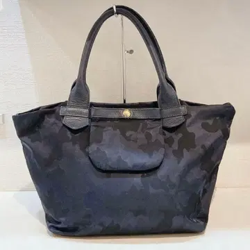[ 새상품급 ] REGALO CAMO 디망슈 카모플라주 토트백 네이비