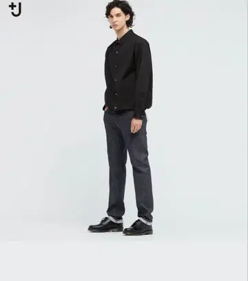 +J 유니클로 셀비지 슬림핏 스트레이트 청바지 33인치
