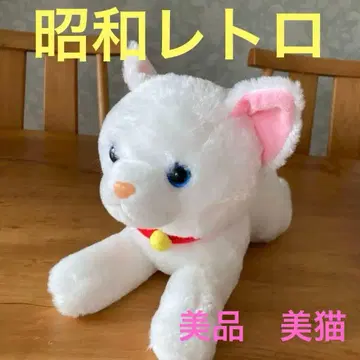 쇼와 레트로 고양이 봉제 인형