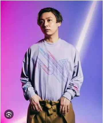 ENDRECHERI ZOZO 콜라보 긴팔 T셔츠 롱티 도모토 츠요시 퍼플