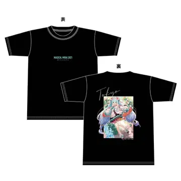 [ 미사용 새상품 ] 하츠네 미쿠 매지컬 미라이 2021 T셔츠 tokyo M