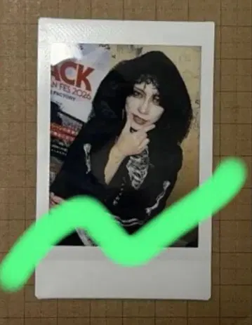 0.1g의 오산 마사키 다이스케 씨 폴라로이드