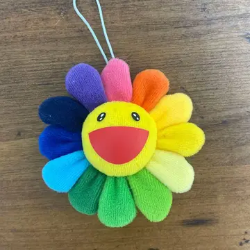 무라카미 다카시 꽃 인형 배지 Murakami Flower