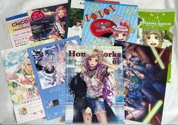 HoneyWorks 허니웍스 클리어 파일 리플렛 전단지