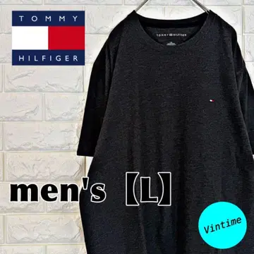 y420 [ TOMMY HILFIGER ] 자수 로고 T셔츠 [ 남성용 L ]