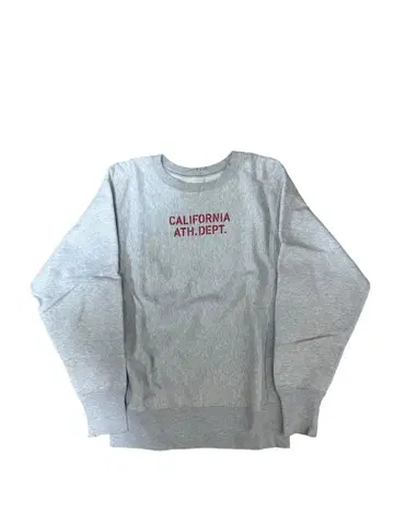 CALIFORNIA ATH.DEPT. 칼리지 로고 맨투맨 그레이