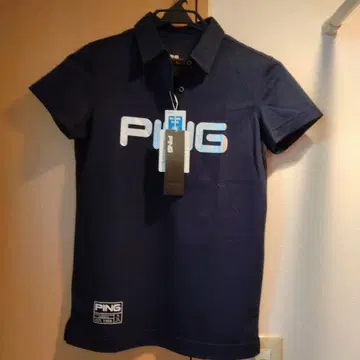PING 네이비 M 사이즈 골프 셔츠