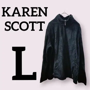 KAREN SCOTT [ L ] 플리스 후드티 블랙