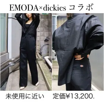 새상품급 EMODA 디키즈 팬츠 블랙 여성용
